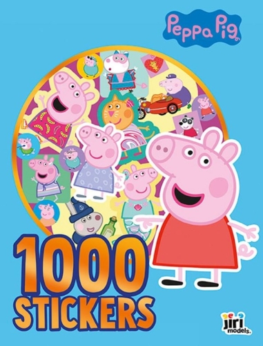 Levně 1000 samolepek v sešitu - Prasátko Peppa