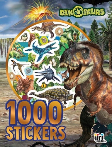 Levně 1000 samolepek v sešitu - Dinosauři