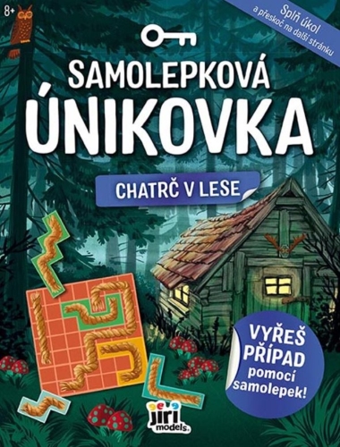 Levně Chatrč v lese - Samolepková únikovka