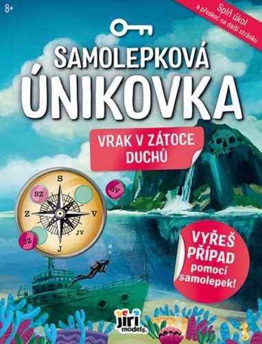 Levně Vrak v zátoce Duchů - Samolepková únikovka
