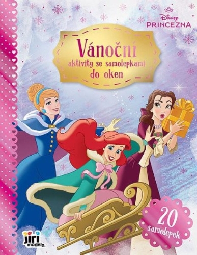 Levně Vánoční aktivity se samolepkami do oken - Princezny