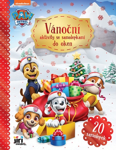 Levně Vánoční aktivity se samolepkami do oken - Tlapková patrola