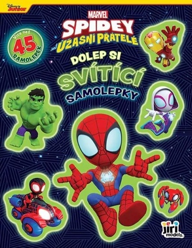 Levně Spidey - Dolep si svítící samolepky