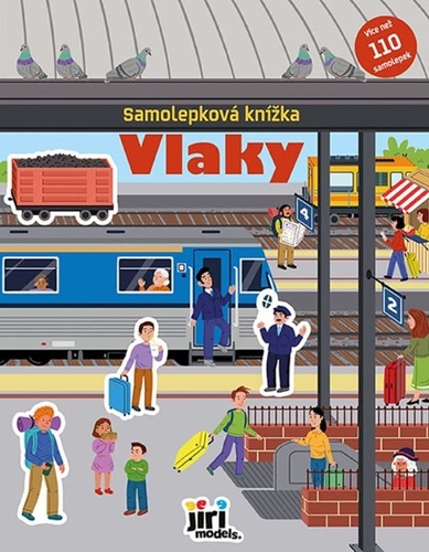 Levně Vlaky - Samolepková knížka