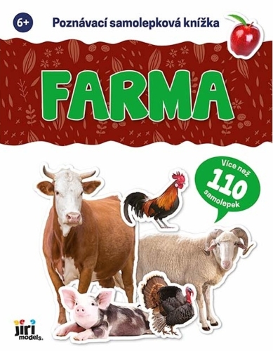 Levně Poznávací samolepková knížka - Farma