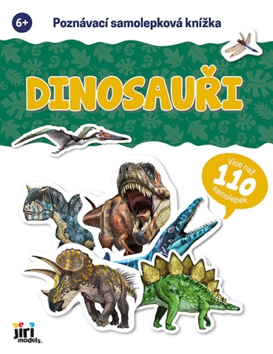 Levně Poznávací samolepková knížka - Dinosauři