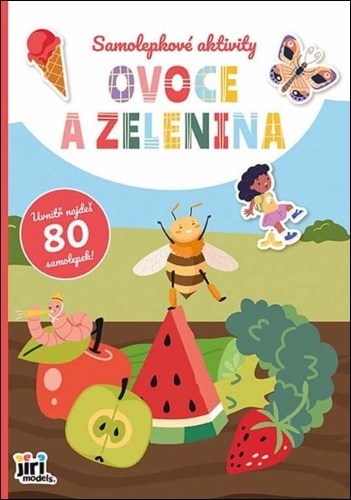 Levně Samolepkové aktivity - Ovoce a zelenina