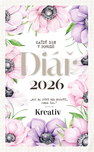 Levně Kreativ Diář 2026 - mák