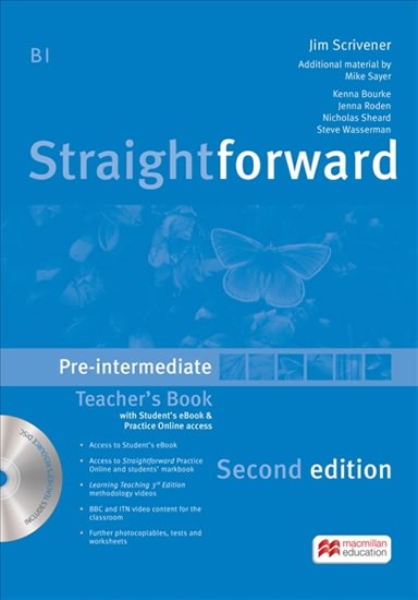 Straightforward Pre-Intermediate - Teacher´s Book + eBook Pack | SCRIVENER, Jim