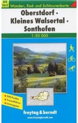 Levně WK 363 Oberstdorf, Kleines Walsertal, Sonthofen 1: 50 000