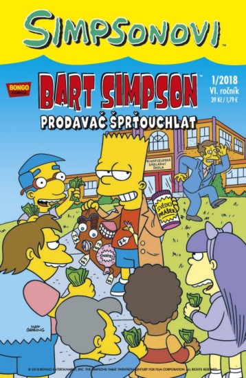 Levně Bart Simpson 1/2018: Prodavač šprťouchlat