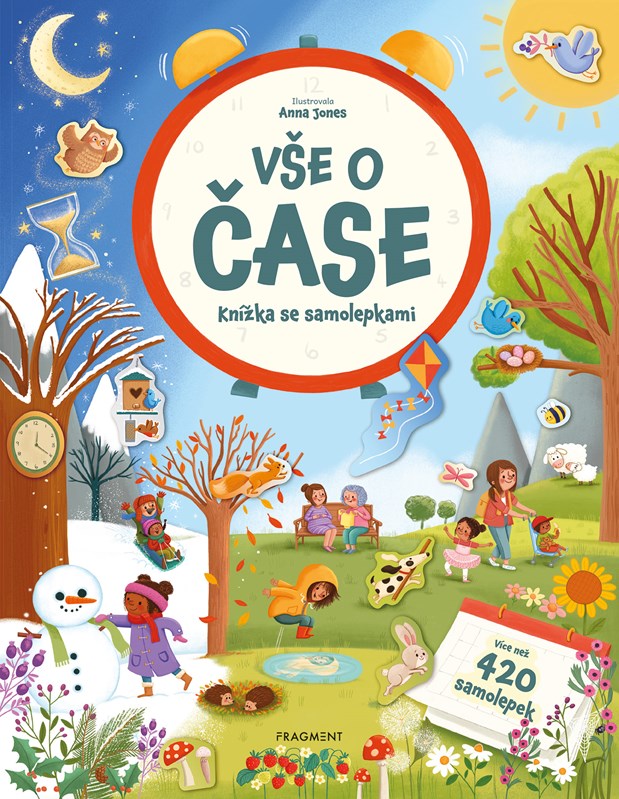 Levně Knížka se samolepkami - Vše o čase