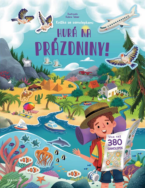 Levně Knížka se samolepkami - Hurá na prázdniny