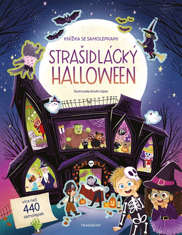 Levně Strašidlácký Halloween - Knížka se samolepkami