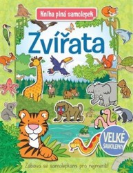 Levně Zvířata - Kniha plná samolepek