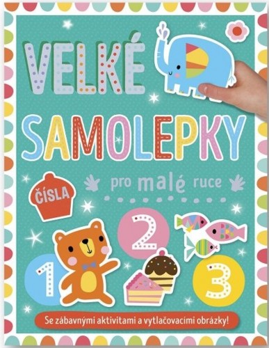 Levně Velké samolepky pro malé ruce - Čísla