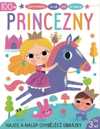 Levně Samolepky krok za krokem - Princezny