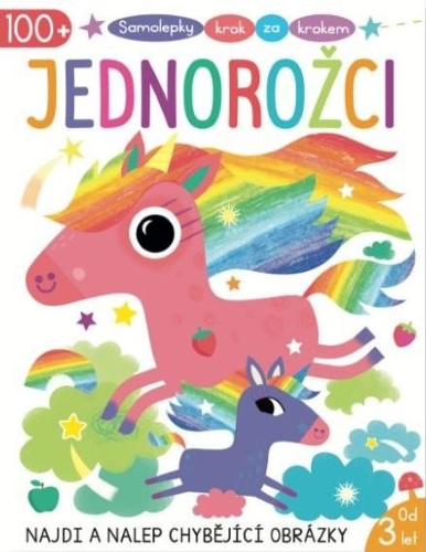 Levně Samolepky krok za krokem - Jednorožci