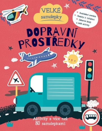 Levně Velké samolepky - Dopravní prostředky
