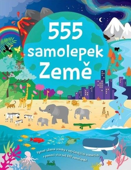 Levně 555 samolepek - Země