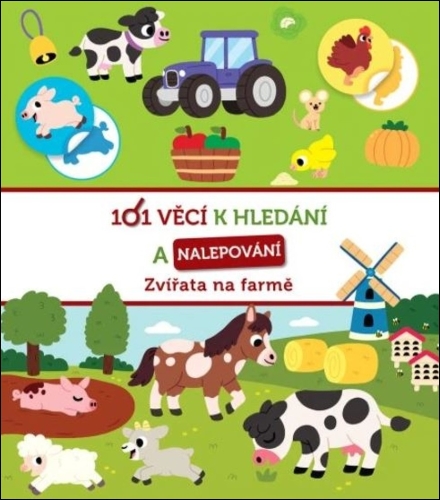 Levně Zvířata na farmě - 101 věcí k hledání a nalepování