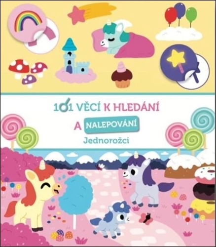 Levně 101 věcí k hledání a nalepování Jednorožci