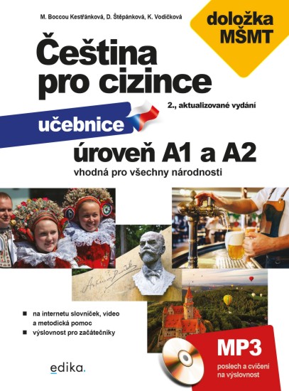 Čeština pro cizince - Učebnice (úroveň A1 a A2) | BOCCOU KESTŘÁNKOVÁ, 