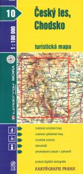 Český les, Chodsko -  turistická mapa 1:100 000 