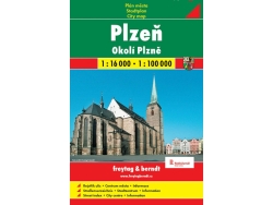 Plzeň městský plán 1:16 000