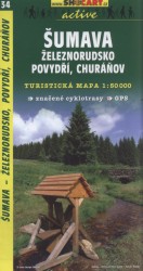 Šumava - Železnorudsko, Povydří, Churáňov 1:50 000