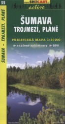 Šumava - Trojmezí, Pláně 1:50 000