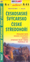 Českosaské Švýcarsko, České Středohoří 1:100 000