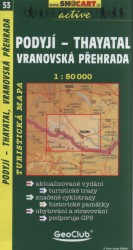 Podyjí - Thayatal, Vranovská přehrada 1:50 000