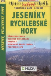 Jeseníky, Rychlebské hory 1:100 000