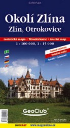 Zlín, Otrokovice. Okolí Zlína 1:15 000, 1:100 000