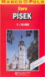 Písek - plán města 1:10 000