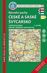 KČT 12 Národní parky České a Saské Švýcarsko 1:50 000