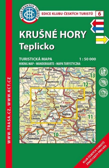 KČT 06 Krušné hory - Teplicko 1:50 000