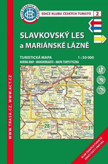 KČT 02 Slavkovský les a Mariánské Lázně 1:50 000