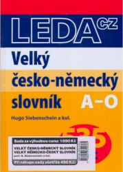 Sada Velký česko-německý slovník + Velký německo-český slovník | SIEBENSCHEIN, Hugo