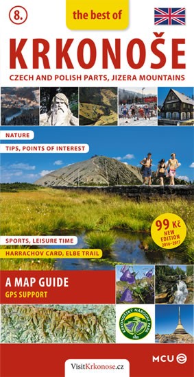Krkonoše, Jizerské hory - kapesní průvodce (anglicky)