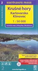 Krušné hory - Karlovarsko, Klínovec 1:50 000