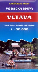 Levně Vltava - vodácká mapa 1:50 000