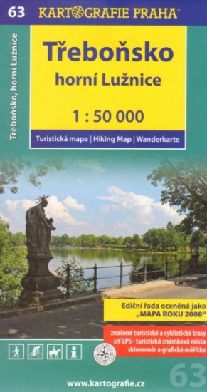 Třeboňsko, horní Lužnice 1:50 000