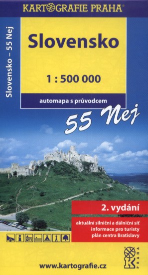 Slovensko 55 Nej - automapa 1:500 000