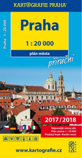 Praha 1:20 000 - Příruční plán města 2017/2018