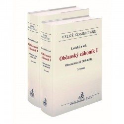 Občanský zákoník I. Obecná část (§ 1-654). Komentář (2 svazky). | LAVICKÝ, Petr