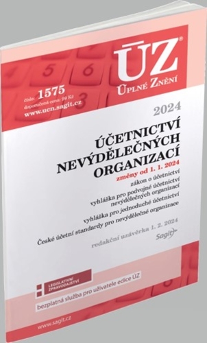 Levně ÚZ 1575 Účetnictví nevýdělečných organizací