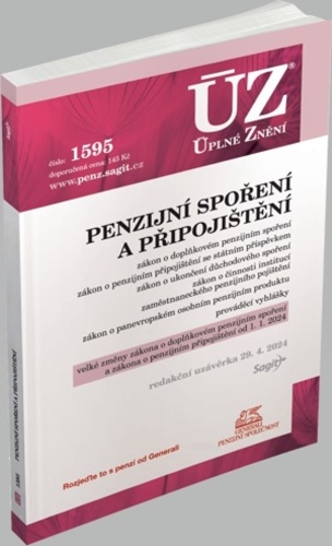 Levně ÚZ 1595 Penzijní spoření a připojištění