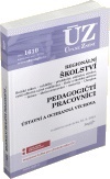 Levně ÚZ 1610 Regionální školství, Pedagogičtí pracovníci